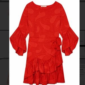 Maje Red Rahima Dress